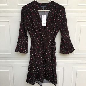 NWT  FRENCH CONNECTION FLORAL MINI DRESS SIZE 4